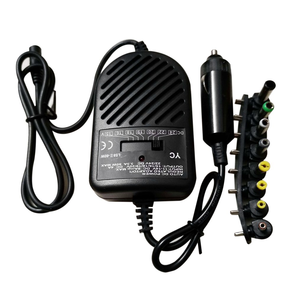 Laptop Charger - Caricabatterie portatile universale da 80 W