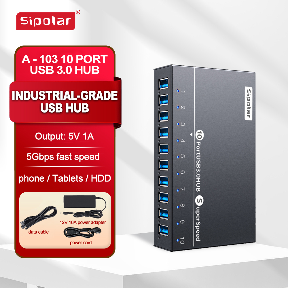 Usb Hub - Hub USB A103 Sipolar a 10