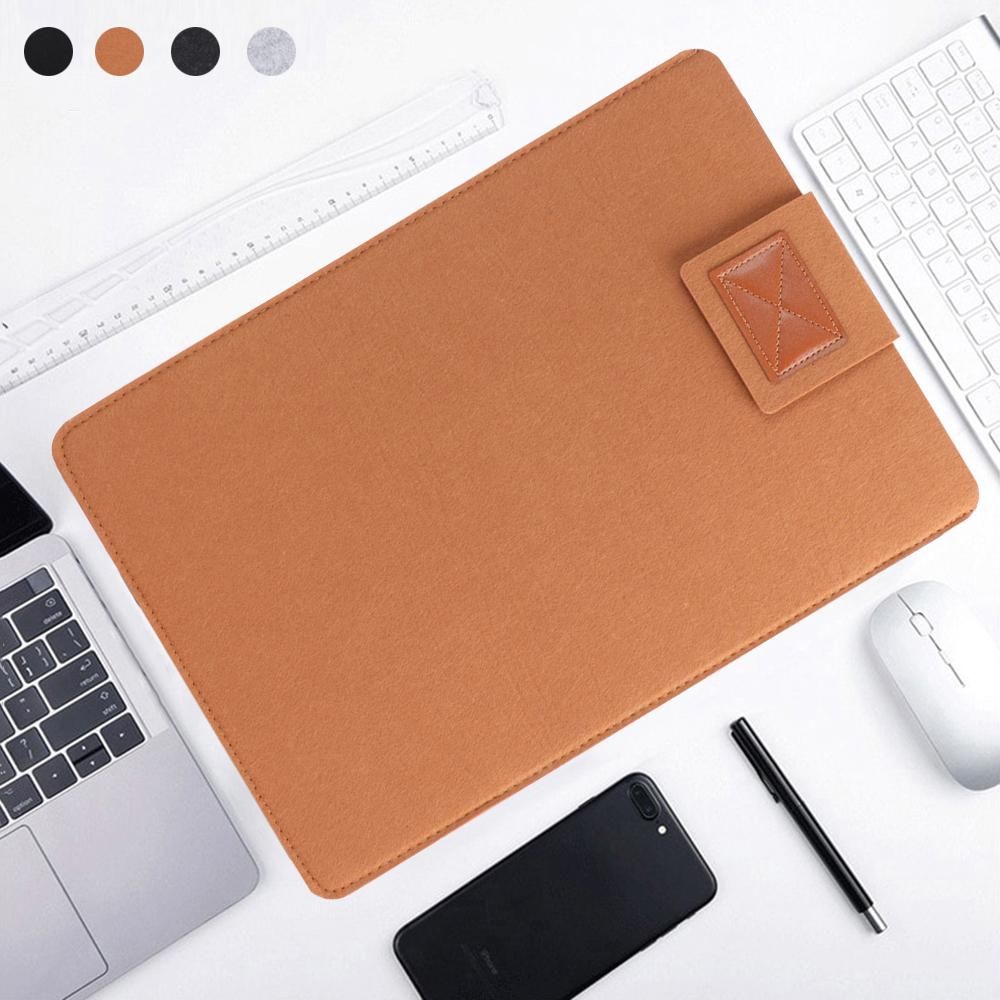 Laptop Sleeve - Custodia portatile in feltro di lana