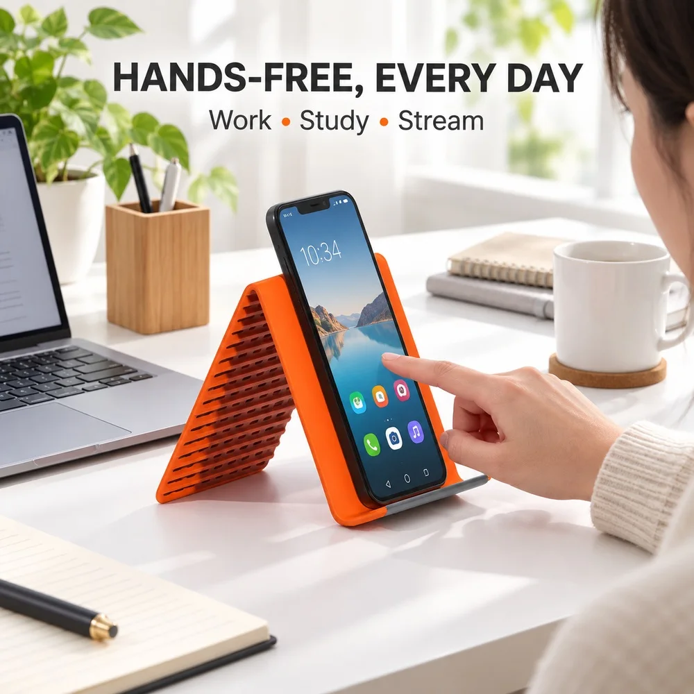 Laptop Stand - Supporto flessibile in silicone per smartphone,