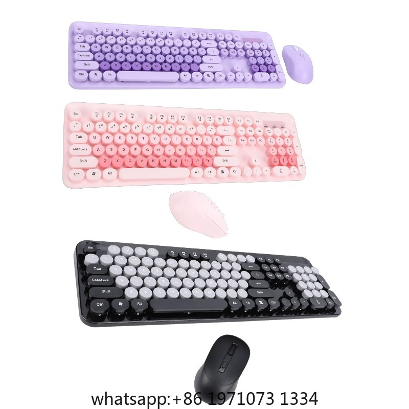 Laptop Mouse - Tastiera Wireless Carina con Mouse, 104