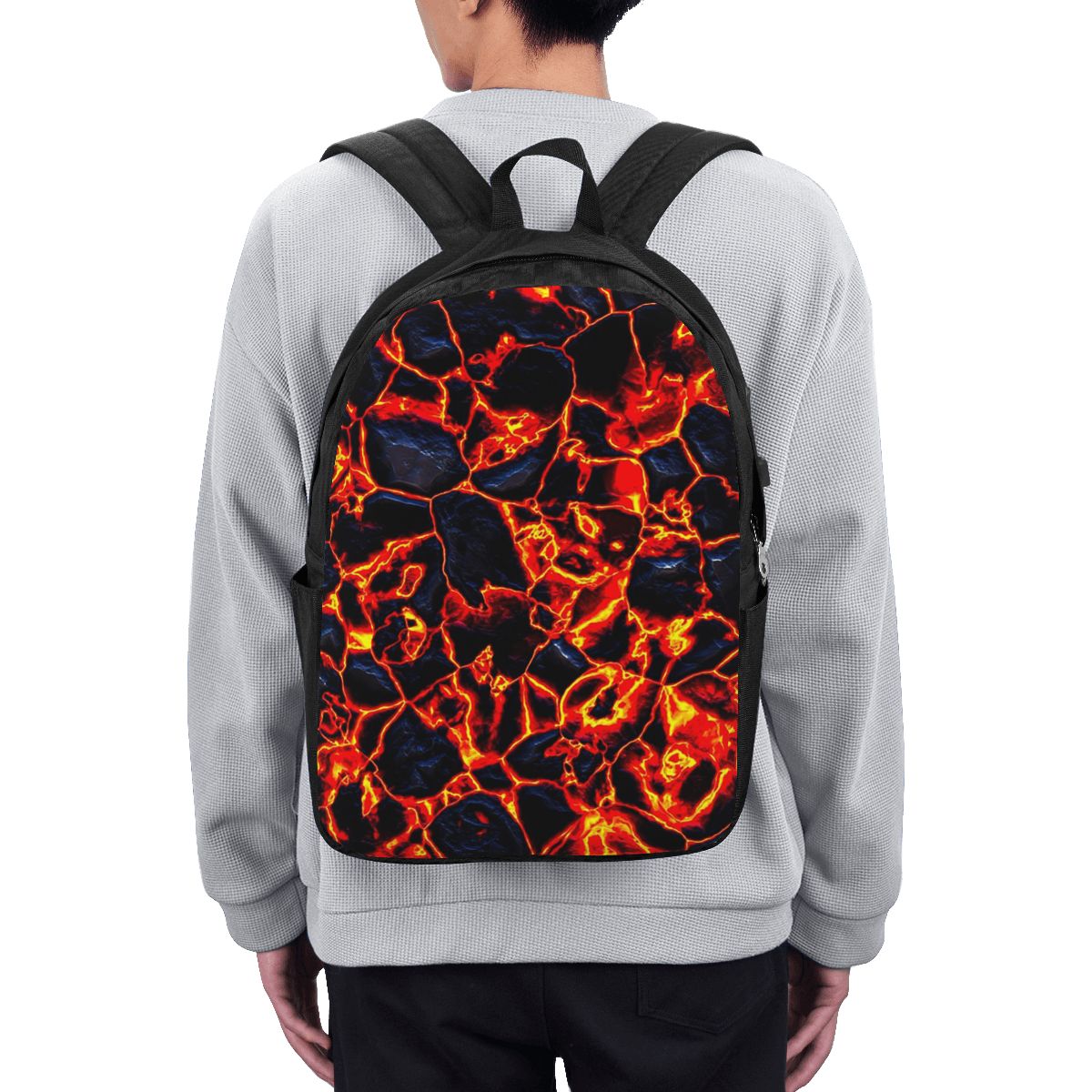 Laptop Bag - Zaino da Viaggio con Design Vulcano