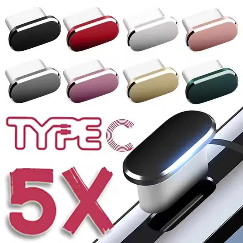 Usb C Hub - Tappo Antipolvere in Metallo per iPhone