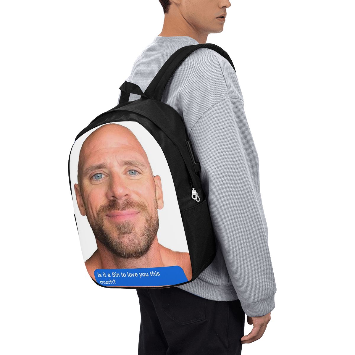 Laptop Bag - Zaino Johnny Sins Flirty Text Bubble,