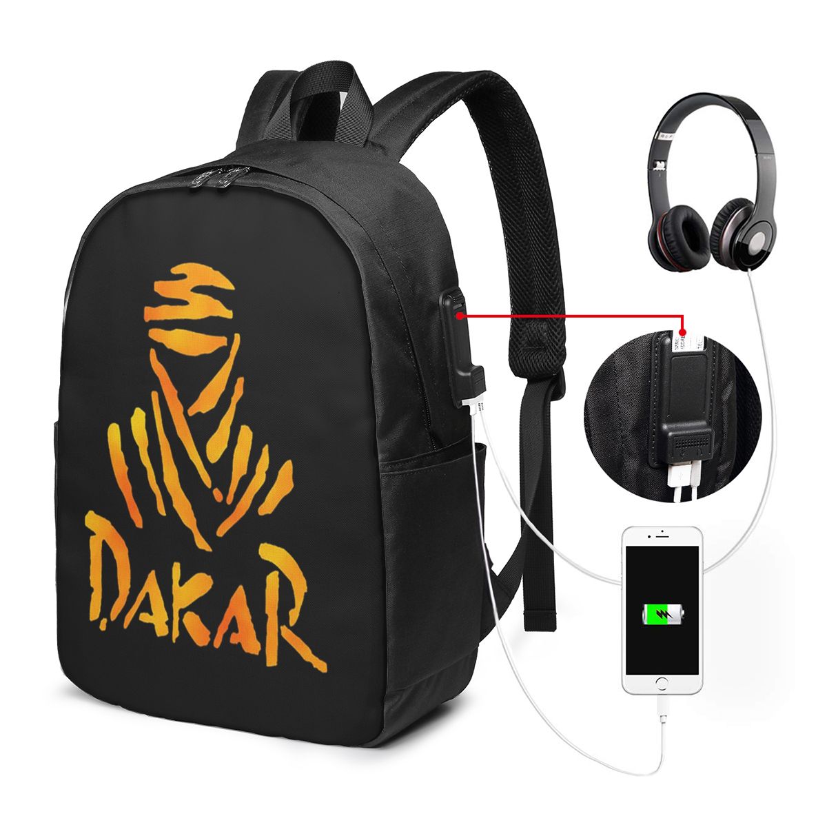Laptop Bag - Zaino per moto Rally di Dakar,