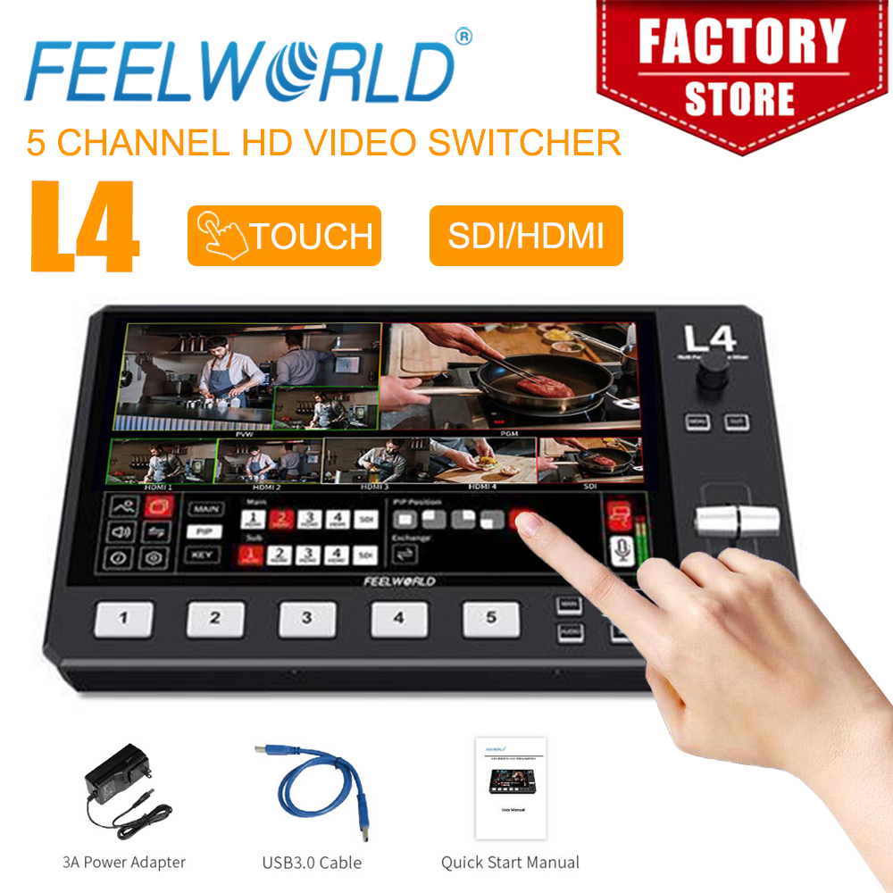 FEELWORLD L4 Switcher per Mixe - Hdmi Cable recensione e prezzo