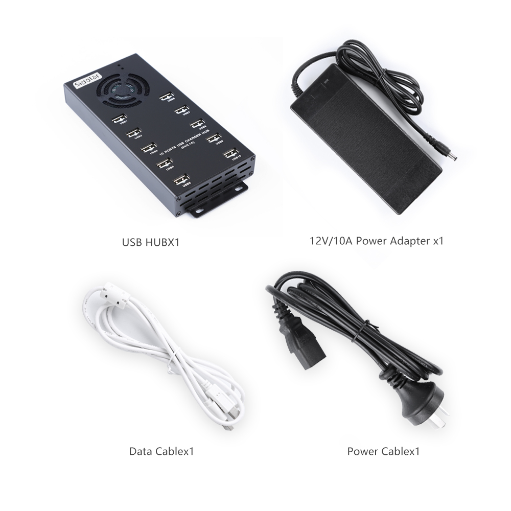 Hub USB a 10 porte per ricaric - Usb Hub recensione e prezzo