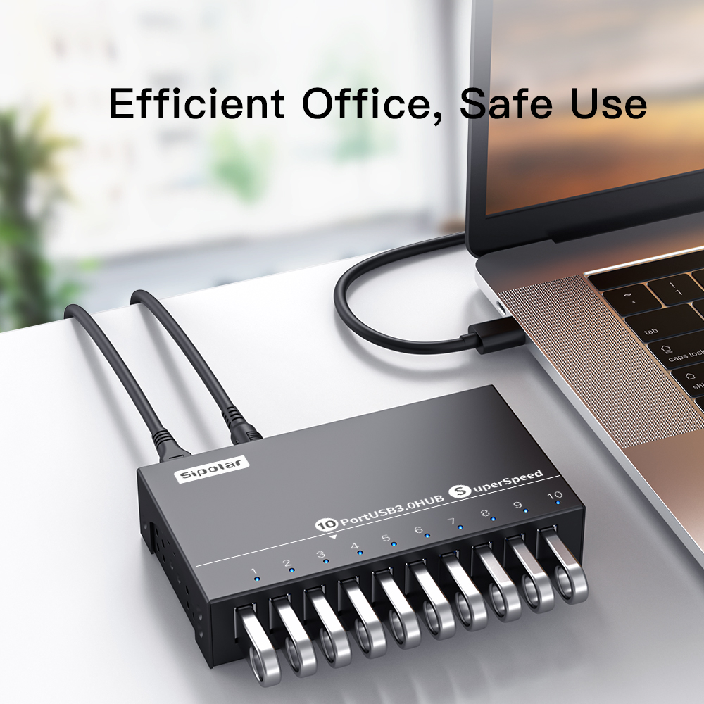 Hub USB A103 Sipolar a 10 Port - Usb Hub recensione e prezzo