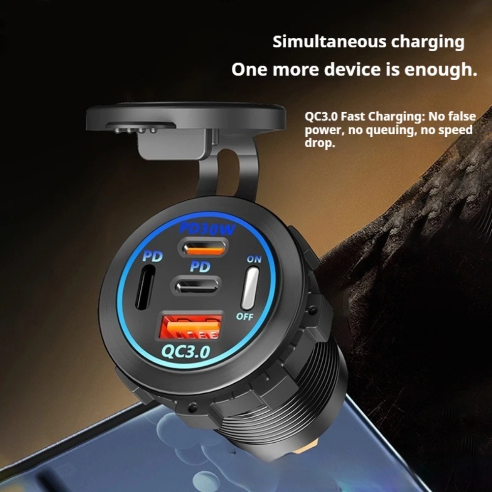 Caricatore da auto 83W PD QC3. - Usb C Hub recensione e prezzo