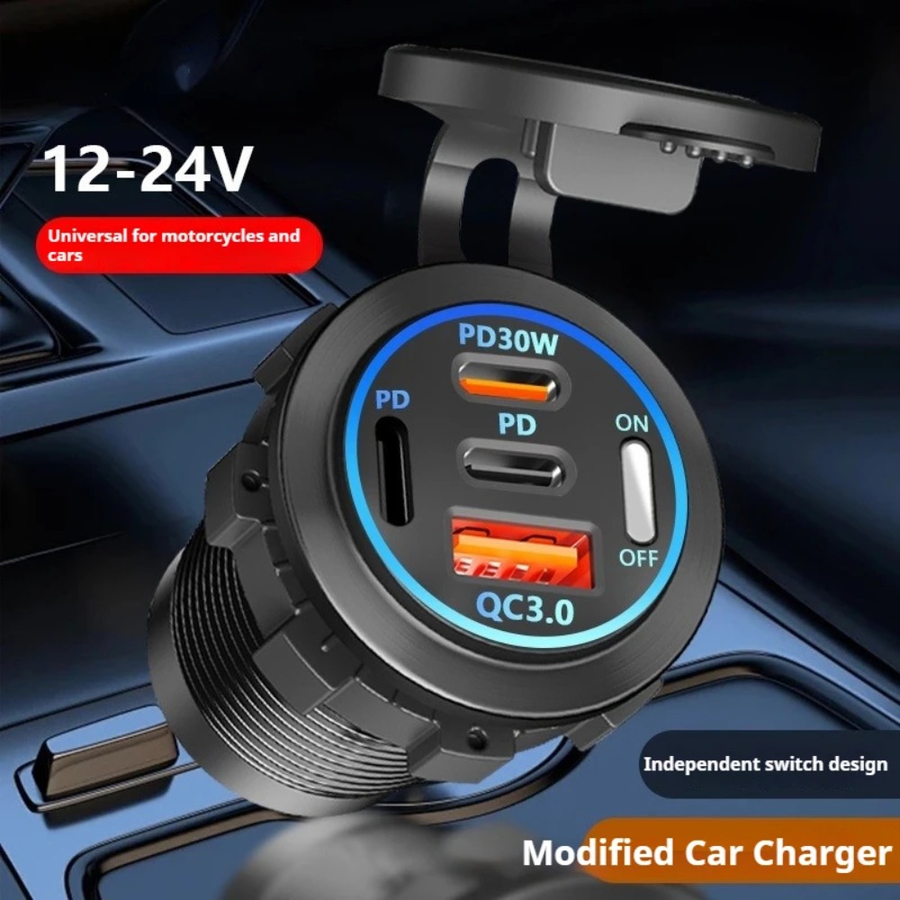 Caricatore da auto 83W PD QC3. - Usb C Hub recensione e prezzo