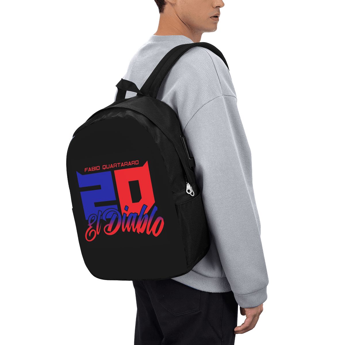 Fabio Quartararo El Diablo Num - Laptop Bag recensione e prezzo